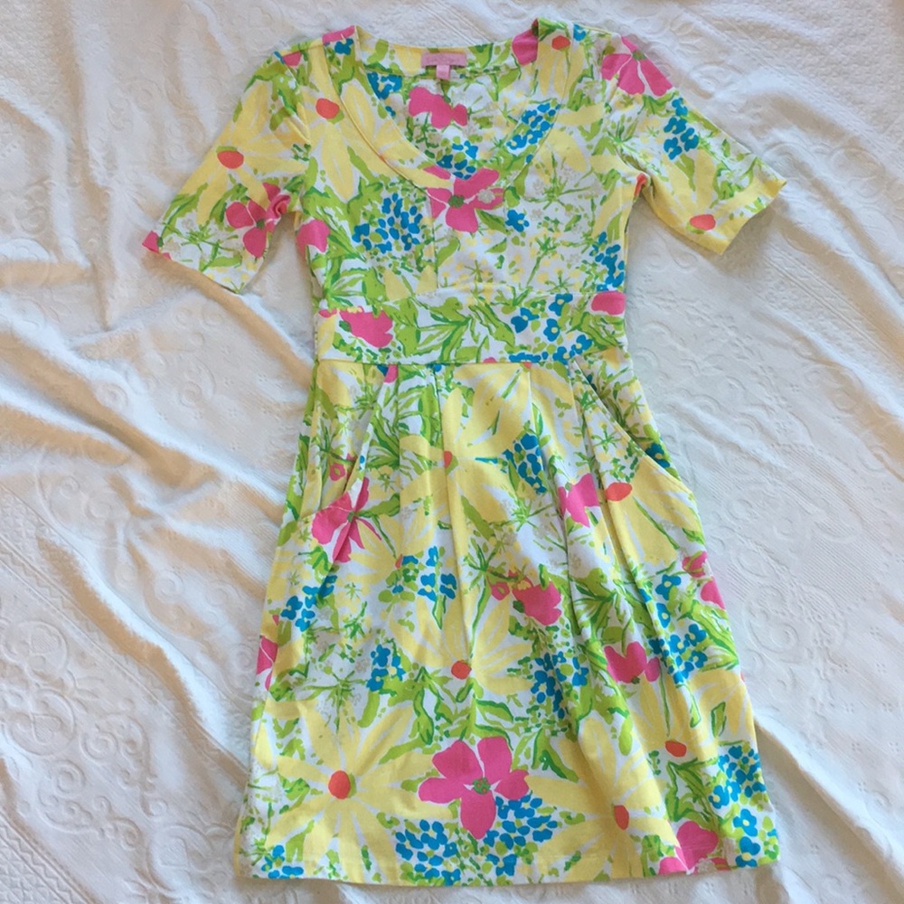 Lily Pulitzer Spring 2011 Print Mini Dress Sz XS